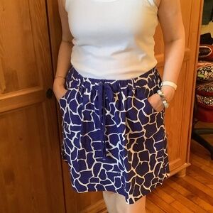 Blue/white Alfred Sung Skirt M